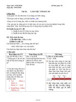 Giáo án Tin học 8 tiết 56: Làm việc với dãy số