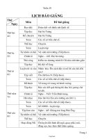 Giáo án Lớp 3 - Tuần 19 - Năm học 2004-2005 (Bản đầy đủ)