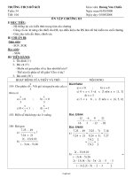 Giáo án Số học lớp 6 - Trường THCS Rờ Kơi - Tuần 35