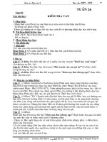 Giáo án Ngữ văn 6 - Hoàng Thế Hiến - Năm học 2009-2010