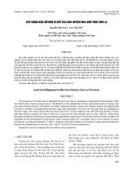 Xây dựng bản đồ đơn vị đất đai cho huyện Mai Sơn tỉnh Sơn La
