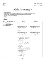 Giáo án Đại số 8 - Tiết 56: Kiểm tra chương 1