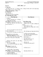 Giáo án Tập viết tuần 15: Chữ hoa N