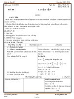 Giáo án Đại số 7 - Năm học 2009 - 2010 - Tiết 63: Luyện tập