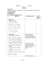 Giáo án Số học lớp 6 - Tiết: 83: Luyện tập