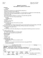 Giáo án Sinh học 7 tiết 35, 36