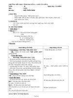 Giáo án môn Toán lớp 2 - Trường tiểu học Vĩnh Nguyên 2 - Tuần 25