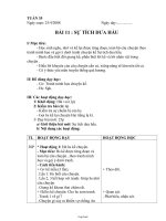 Giáo án môn học Kể chuyện 1 - Bài 11: Sự tích dưa hấu