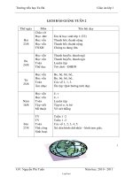Giáo án các môn học khối lớp 1 - Tuần 2 - Trường tiểu học Ea Bá