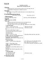 Giáo án Tự nhiên và xã hội 2 tuần 28 đến 35