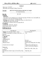 Giáo án lớp 1 - Trường Tiểu học Hồ Chơn Nhơn - Tuần 17