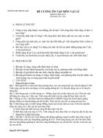 Đề cương ôn tập học kì II môn Vật lí Lớp 8 - Năm học 2011-2012 - Nguyễn Giản Nguyên - Trường THCS Hoàng Liệt