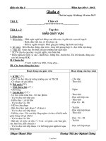 Giáo án Lớp 2 Tuần 6 - Trường Tiểu học Nghinh Tường