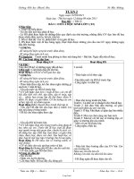 Giáo án Lớp 1 - Buổi 1 - Tuần 2 - GV: Lê Thu Hường - Trường Tiểu học Thanh Tân