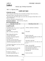 Giáo án Tổng hợp môn học lớp 2 - Tuần số 5, 6