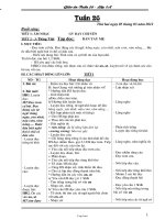 Giáo án Lớp 4 Tuần 2 - 3 cột