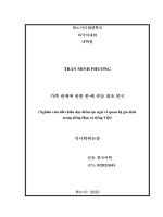 가족 관계에 관한 한∙베 속담 대조 연구 