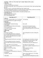 Giáo án Tập đọc 4 - Tiết 19: Ôn luyện tập và học thuộc lòng