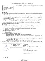 Giáo án môn học Hình học lớp 7 - Đỗ Thị Thanh Thảo - Tiết 58: Tính chất ba đường trung tuyến của tam giác