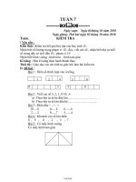 Giáo án các môn lớp 1 - Tuần 7