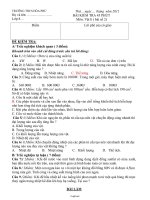 Giáo án Vật lí 9 - Tiết 35: Ôn tập học kì I