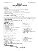 Thiết kế bài dạy lớp 1 - Tuần 16 - Trường tiểu học Long Trạch 2