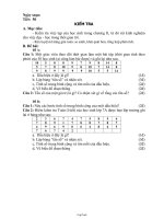 Giáo án Đại số khối 7 - Tiết 50: Kiểm tra