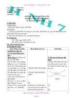 Giáo án lớp 7 môn Số học - Tuần 1 - Tiết 1 - Bài 1: Hai góc đối đỉnh
