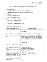 Giáo án Ngữ văn 7 - Tiết 5: Ôn tập tìm hiểu chung về văn biểu cảm - Năm học 2006-2007