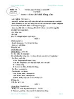 Giáo án các môn học khối 2 - Tuần thứ 16 - Trường Tiểu học Tầm Lanh