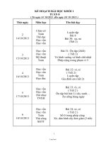 Thiết kế bài dạy lớp 1 - Tuần thứ 8