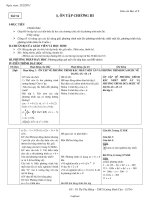 Giáo án Đại số 8 - THCS Lương Định Của - Tiết 54: Ôn tập chương III