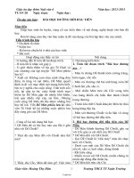 Giáo án môn Thể dục 1 - Trường tiểu học Phước Long 1