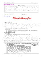 Bài giảng môn học Ngữ văn lớp 7 - Tiết 1: Văn bản: Cổng trường mở ra (Tiết 2)