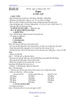 Giáo án Lớp 2 tuần 32 - Trường tiểu học Lục Sơn