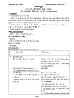 Giáo án Kể chuyện lớp 3 - Tiết 27: Ôn tập cuối học kì I (tiết 03)