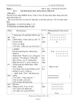 Giáo án Thể dục 2 - Trường Tiểu học Đại Nài