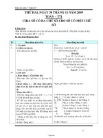 Giáo án soạn bài Lớp 3 – Tuần 15