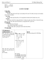 Giáo án Số học 6 - Tiết 15: Luyện tập Bài 9.1 - Năm học 2009-2010 - Mạch Hương Mai