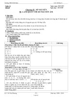 Bài giảng Môn Toán 6 - Phần số học - Làm quen với số nguyên âm