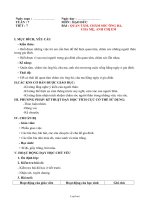 Giáo án Đạo đức 3 tuần 7 và 8