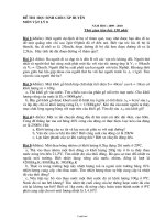 Đề thi học sinh giỏi môn Vật lí Lớp 8 cấp huyện - Năm học 2009-2010