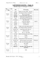 Giáo án lớp 4 Tuần 11 - Trường Tiểu học Đạ MRông