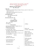 Giáo án giảng dạy môn khối 1 - Tuần thứ 26 năm 2014