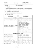 Giáo án môn học Đại số lớp 7 - Tiết 36: Ôn tập học kì I