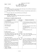 Giáo án Thể dục Lớp 4 - Tuần 13 - Năm học 2005-2006