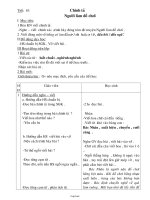 Giáo án môn Chính tả lớp 3 - Tiết 63: Người làm đồ chơi