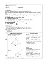 Bài giảng môn học Hình học lớp 7 - Tiết 23: Luyện tập (tiếp theo)