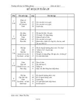 Giáo án Lớp 3 Tuần 8 - Trường tiểu học Lê Hồng Phong