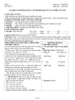 Giáo án Ngữ văn Lớp 8 - Tiết 3: Tự học có hướng dẫn Cấp độ khái quát của nghĩa từ ngữ - Năm học 2012-2013